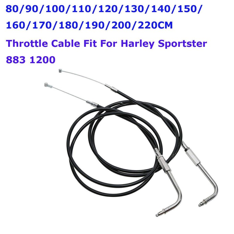 TCMT 90cm Throttle Cable Set Fit For Harley Sportster Models