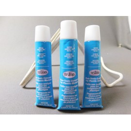 NON-TOXIC CEMENT for PLASTIC MODELS - Testors Tube Cement #3521 3-Pk ,#G14E6GE4R-GE 4-TEW6W201141