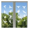 16Pcs Anti Collision Window Decals for Bird Strikes, UV Reflective