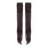 Stasia Street 24-Inch 2pcs Set Straight Clip-In Korean Synthetic Breatheable