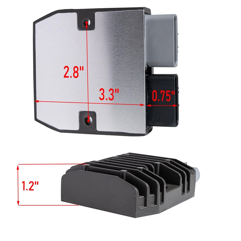 Voltage Regulator Rectifier Compatible with Ski-Doo Lynx, Bombardier, Can-Am Outlander,GTI