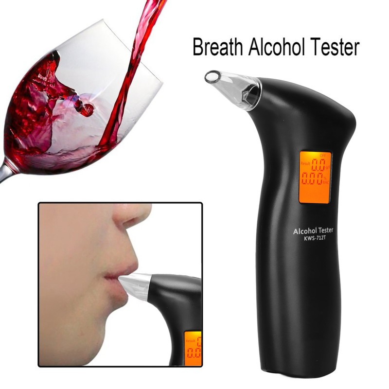Breathalyzer Professional High Accuracy Emiconductor LED Alcohol Tester for Household