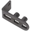 Carbon Steel Adjustable Sliding Floor Guide for Barn Door (Double