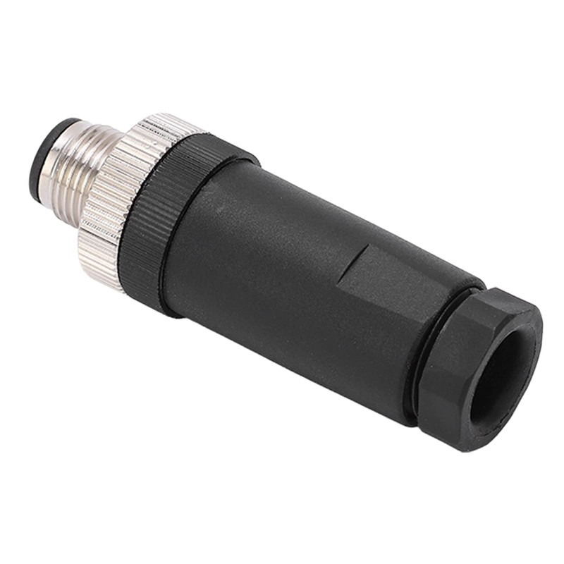 VOBOR Male Field Installable Connector M12 5 Core IP67 Boat