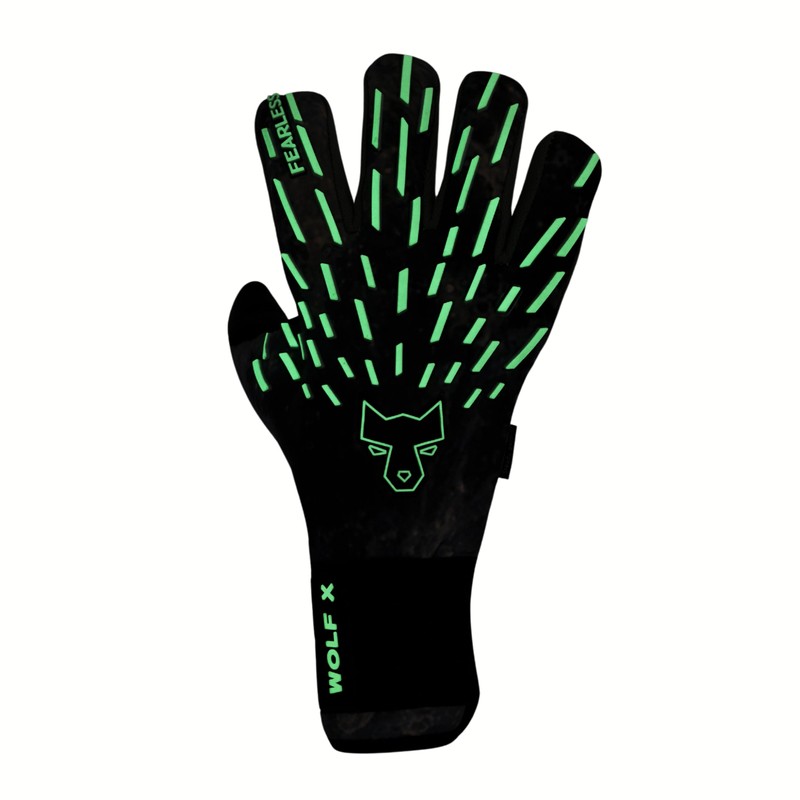 FEARLESS GOALKEEPERS Wolf X Space Gloves - Breathable Goalkeeper Gloves,
