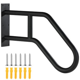 ROTHLEY Hand Rails for Outdoor Steps,Hand Rails for Elderly Porch Railing Deck Hand Rail Wall Mount Stair Hand Grab Bars U-Shape Safety Handle for Garage