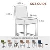 FUANGUI Bar Stool Covers Set of 4, Stretch Removable Bar