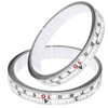 Mdkave Adhesive Tape Measure Metal,Stick On Tape Measure,Self Stick Measuring