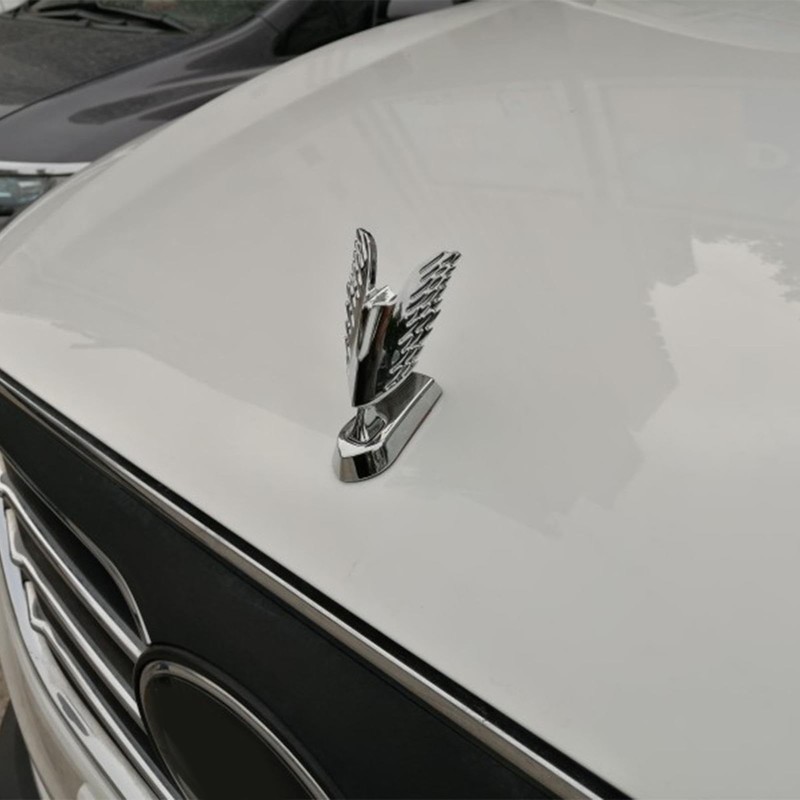 Hood Decoration for Trucks | Angel Wings Emblem Badge Auto