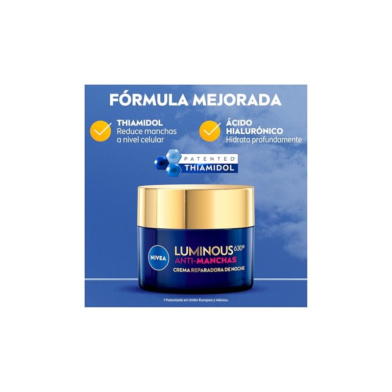 NIVEA Luminous630 Anti-Manchas Crema Reparadora de Noche (50 ml) -