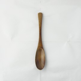 Nagao Curry Spoon Slim 7.6" Dull Tree Handmade Cutlery Wooden