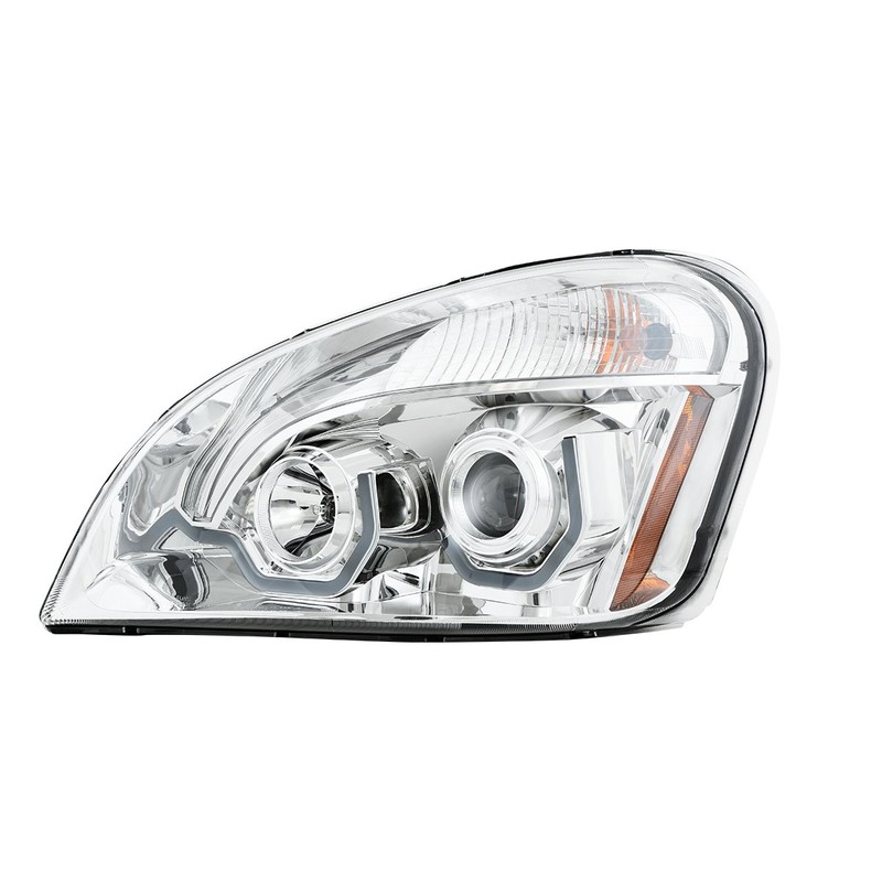 GG Grand General 89400 Freightliner Cascadia Chrome Projector Headlight with