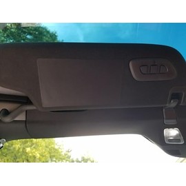 ZIC Corvette C7 Vinyl Sun Visor Overlay Blackout Decals - Black