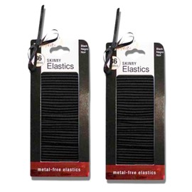 Mia Metal Free Elastics elastics - Black Small Skinny No Metal Elastics (36)