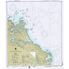 Historic Pictoric Vintage Map - Cohasset and Scituate Harbors, 1995 Nautical NOAA Chart - Massachusetts (MA) - Vintage Wall Art - 24in x 30in