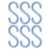 Sekisui Resin Shoji AS-8 Free Hooks, Blue, 6 Pieces