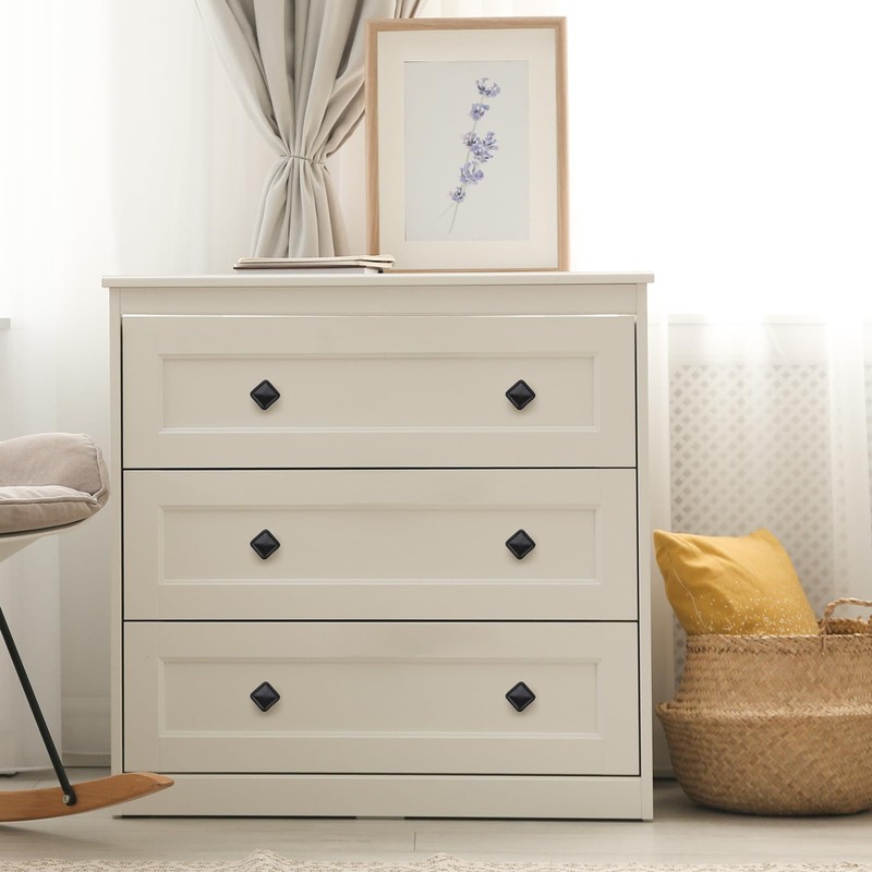 Ravinte Decor 20 Pack Black Cabinet Knobs - Kitchen Cabinet