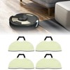 4Pcs Vacuum Mop Replacement Pads, Reusable Mop Cloth Pad Microfiber