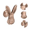 DOITOOL 2pcs Rabbit Drawer Knobs Furniture Accessory Bunny Door Knobs