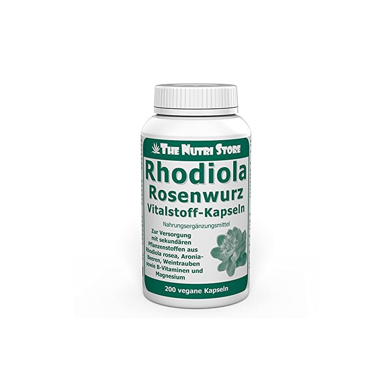 Rhodiola Rosenwurz vegane Kapseln 200 Stk.