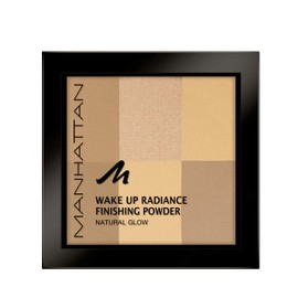 Manhattan Wake Up Radiance Finishing Powder - Colour 002 Honey - For a Natural Glow on the Skin - Available in 2 Colours