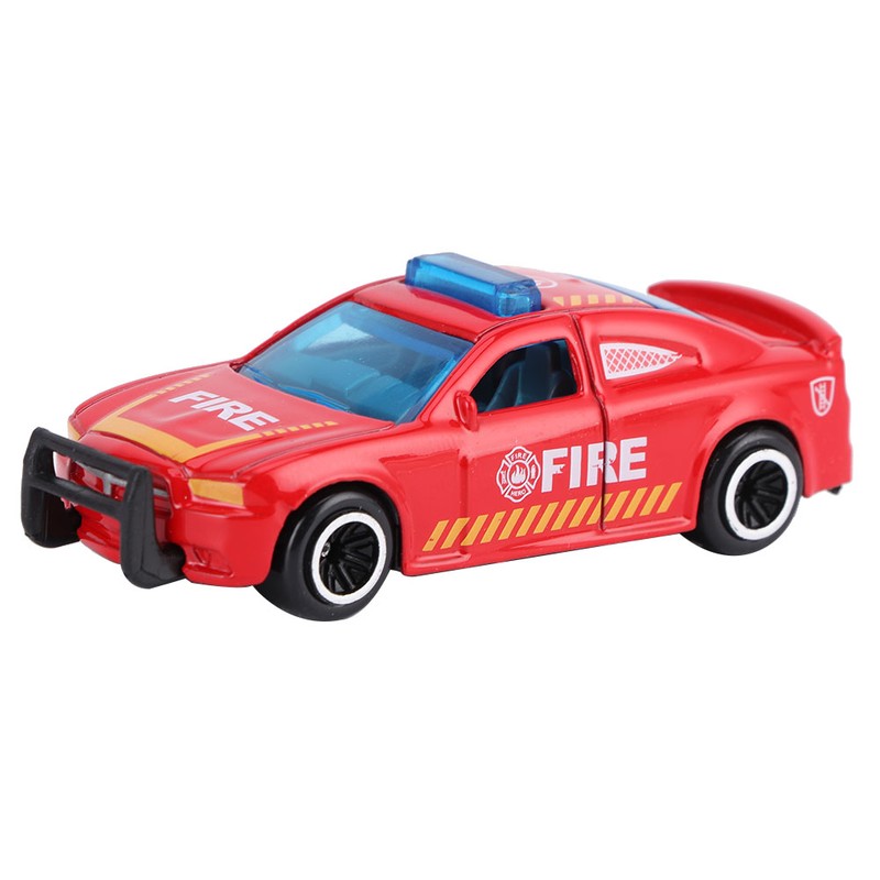 6pcs 1:64 Engineering Car Model Alloy Simulation Vehicle Car Model