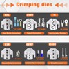 LEONTOOL 9 PCS Ratcheting Crimping Tool Kit - Quick Change