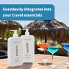Plastic Flasks,Fake Empty Shampoo Containers Bottles for Cruise Drink Flasks