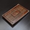 RORA Bamboo Tea Tray Chinese Gongfu Tea Serving Tray with