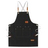 LOYGLIF Chef Aprons for Men Women with Large Pockets, Cotton