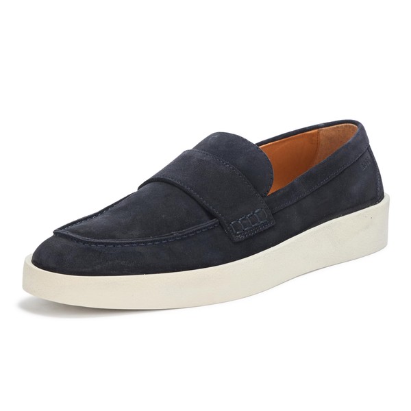 BOSS, Clay Suede Loafer, Clean Navy, 10