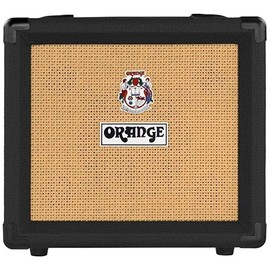 Orange Crush 12-Watt Guitar Combo Amplifier - Black Bundle with Instrument Cable and Austin Bazaar Polishing Cloth