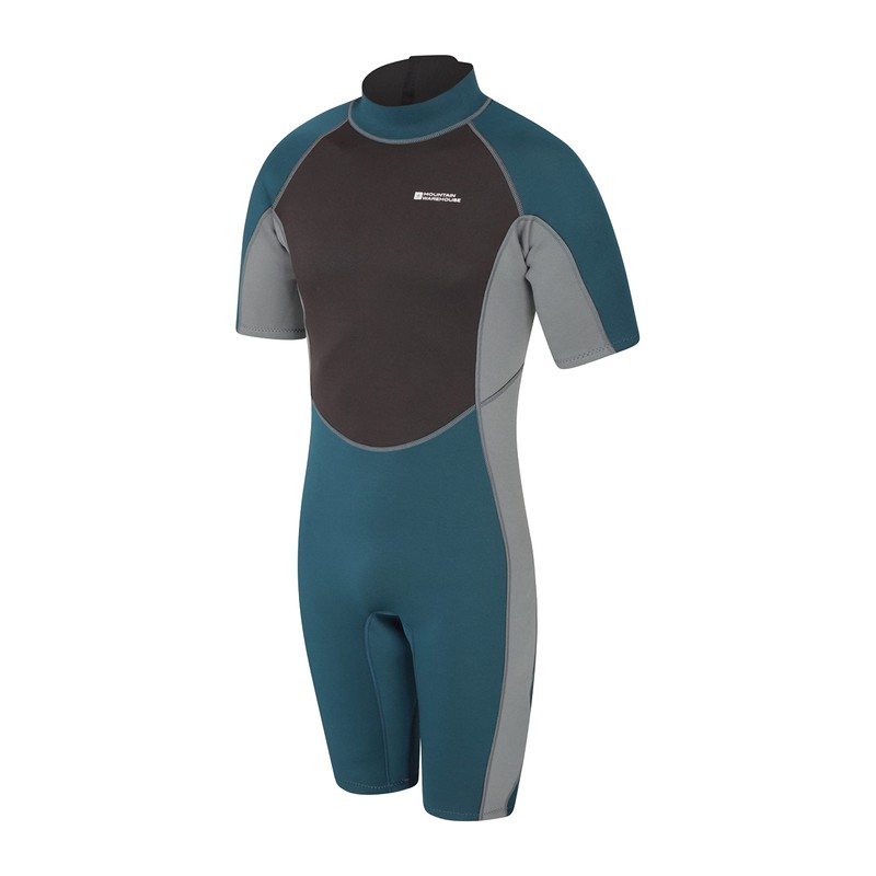 Mountain Warehouse Shorty Mens Wetsuit – 2.5mm Thickness, Neoprene Contour