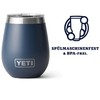 YETI Rambler Wine Tumbler Navy 10oz