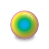 Mondo Pallone da Calcio Arcobaleno, 9 inch Pallone da Spiaggia,