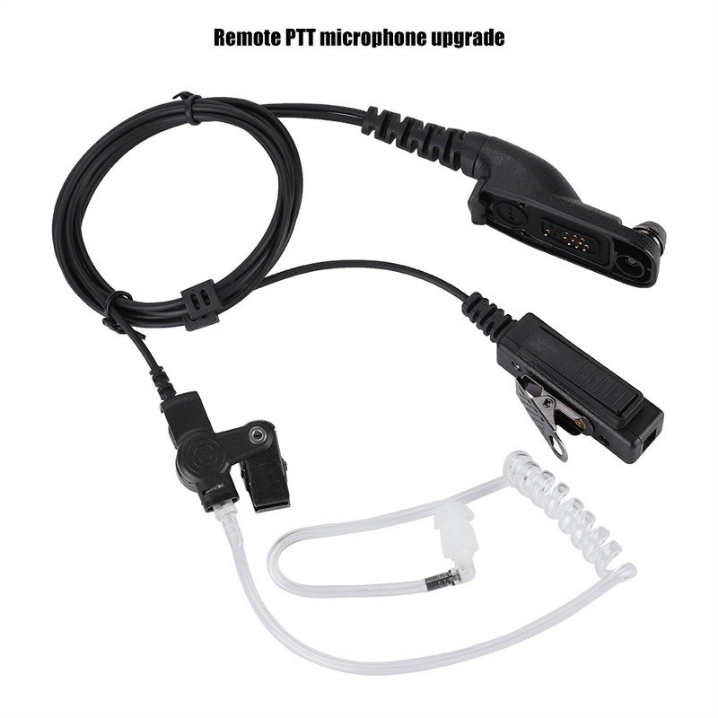 Air Tube Earpiece Headset Mic For CB Ham Radio MTP850S