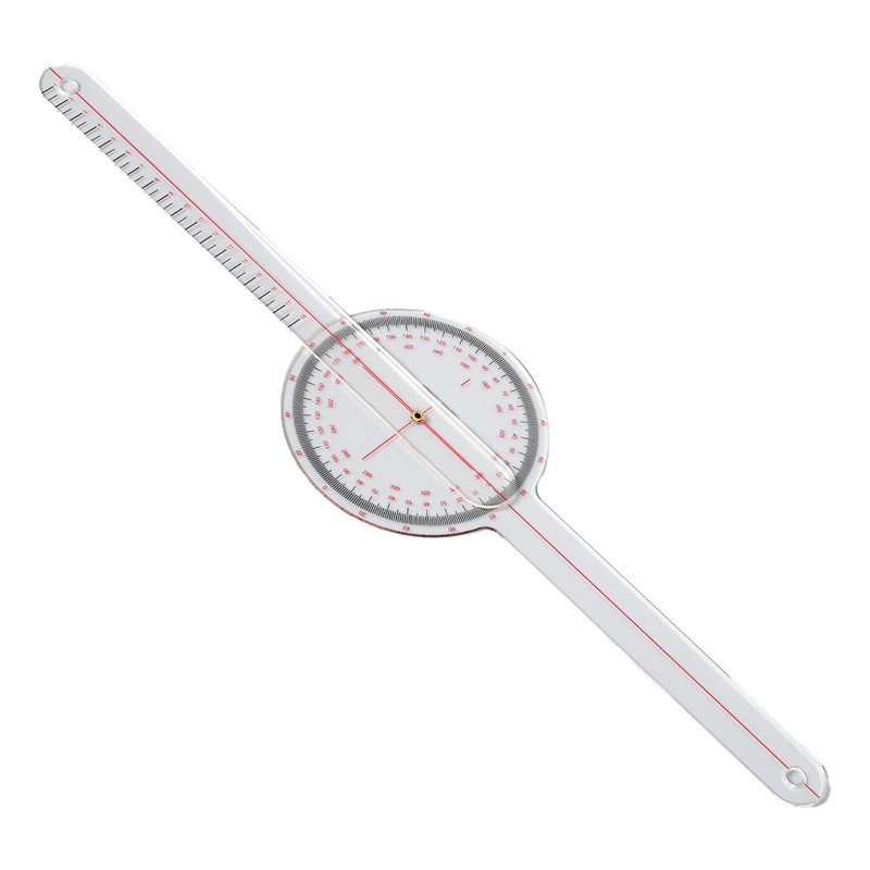 5Pcs Finger Small Joint Goniometer Clear Scale Transparent PVC Finger