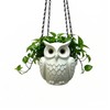 Self-Watering Hanging Planters, 3D Printed Owl Flower Pots