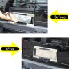 cartiangous For Hummer H2 2003-2009 Tailgate License Plate Bottom Filler