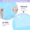 AKONEGE 50 Pack No Holes Sheet Protectors 8.5 x 11