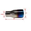 NETAMI NT-2478 Exhaust Tip Stainless Steel Double Wall Straight Cut