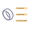 15mm Compression Brass Olives - Pack of 10 (15MM)