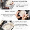 Norhogo Ceramic Grater, Ceramic Ginger Grater, Supplied with Brush, Garlic