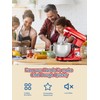 Stand Mixer Fohere, With Double Dough Hook, Wire Whip &