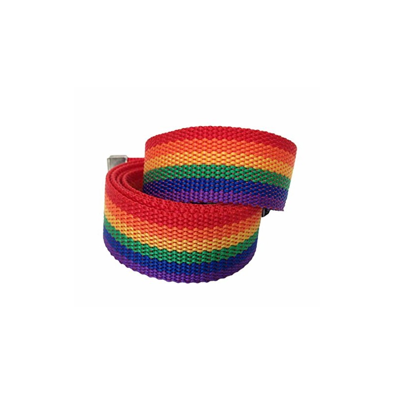 Rainbow Canvas Belt Size 115 cm