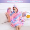 softan Glow in The Dark Blanket Hoodie for Kids, Super