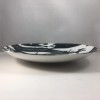Unbranded Japanese Porcelain 10"D Dinner Serving Dish Plate Black RYU