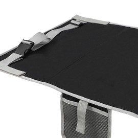 MagiDeal Kids Airplane Footrest Foot Hammock for Children to Lie Down on Plane Compact Supplies Seat Extender Hammock Kids Bed, Black