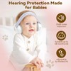 DITHIN Baby Ear Muffs Noise Protection: 2-in-1 Baby Headphones for
