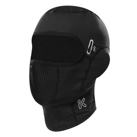 Kutook Balaclava Face Mask Men Motorcycle Cycling Summer Waffle Breathable Headgear Women Ice Silk Elastic UV Protection Hood Mask Black